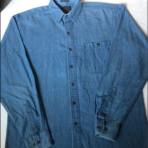 VINTAGE CHAPS RALPH LAUREN JEAN BUTTON DOWN
